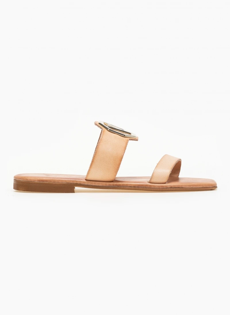 Σανδάλια δερμάτινα με αγκράφα Iris - Φυσικό 6 Σανδάλια δερμάτινα με αγκράφα Iris - Φυσικό - Image 4