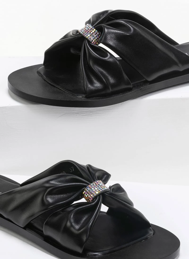 The Fashion Project Σανδάλια Crossover με στρας - Μαύρο 5 The Fashion Project Σανδάλια Crossover με στρας - Μαύρο - Image 3