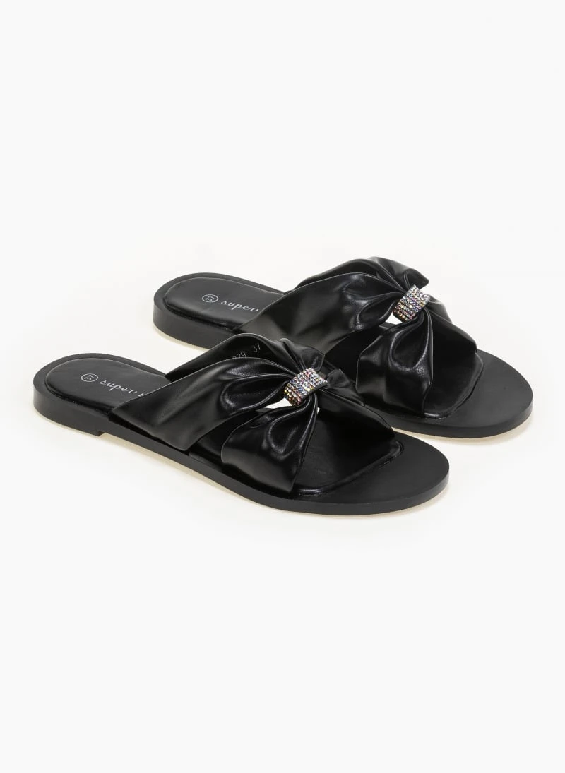 The Fashion Project Σανδάλια Crossover με στρας - Μαύρο 3 The Fashion Project Σανδάλια Crossover με στρας - Μαύρο