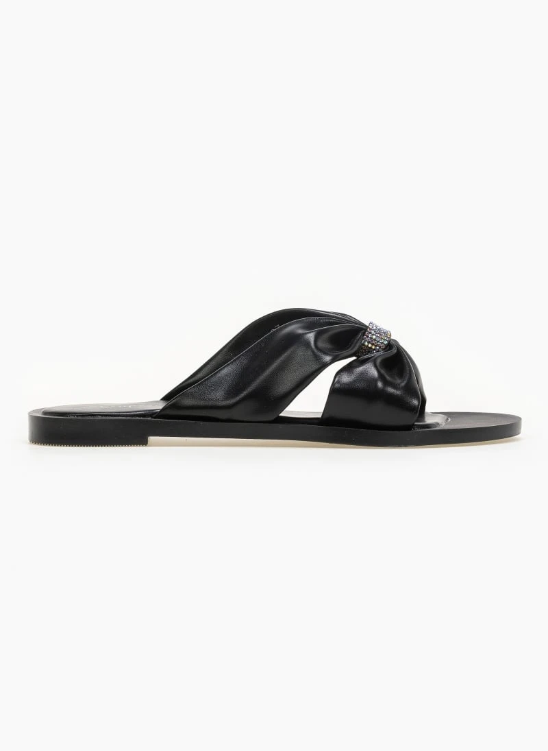 The Fashion Project Σανδάλια Crossover με στρας - Μαύρο 6 The Fashion Project Σανδάλια Crossover με στρας - Μαύρο - Image 4