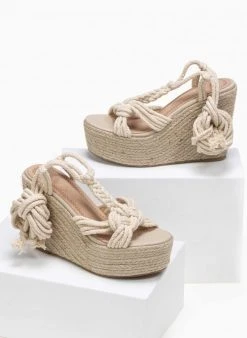 The Fashion Project Πλατφόρμες Suede Lace Up - Μπεζ 11 The Fashion Project Πλατφόρμες Suede Lace Up - Μπεζ -The Fashion Project κατάστημα lace up platformes me plekto sxoinino sxedio 87191 cw3e