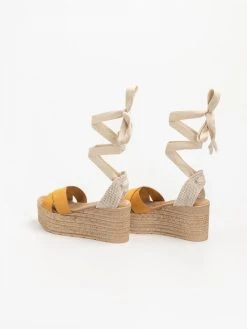 The Fashion Project Πλατφόρμες Lace Up - Μουσταρδί 9 The Fashion Project Πλατφόρμες Lace Up - Μουσταρδί -The Fashion Project κατάστημα lace up platformes me xiasti fases 69272 kn4m