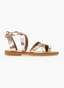 Πέδιλα δερμάτινα Crossover Tfp - Χαλκός