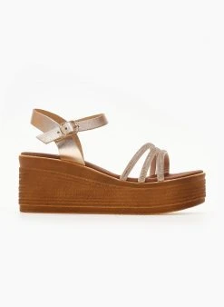 Πλατφόρμες δερμάτινες με Strass Estil - Χαλκός 11 Πλατφόρμες δερμάτινες με Strass Estil - Χαλκός -The Fashion Project κατάστημα platformes dermatines estil me strass 105026 x3rm