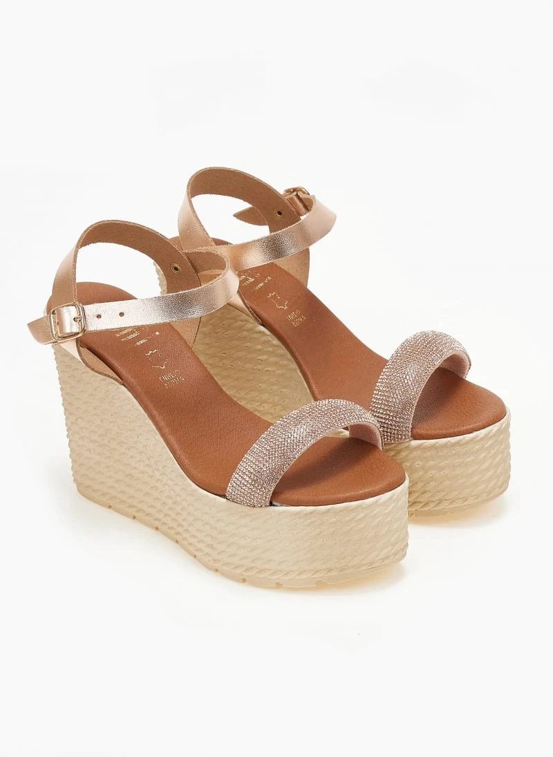 Πλατφόρμες δερμάτινες με μπαρέτα Estil - Χαλκός 5 Πλατφόρμες δερμάτινες με μπαρέτα Estil - Χαλκός - Image 3