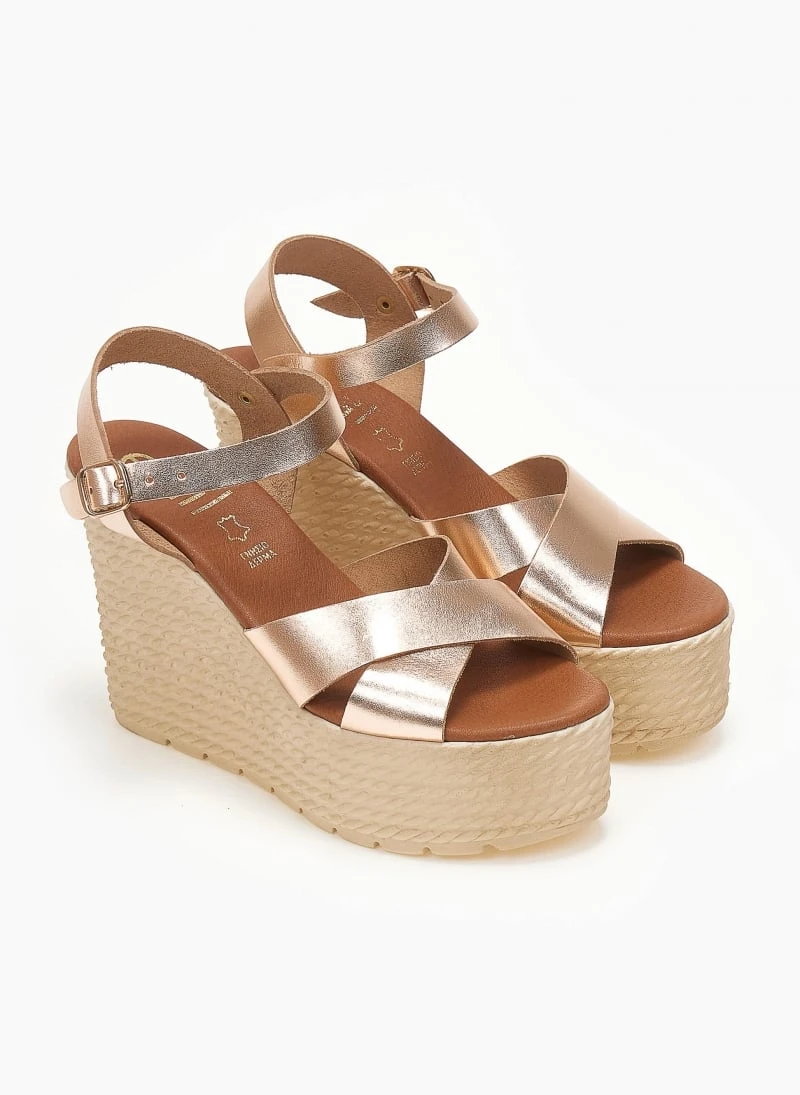 Πλατφόρμες δερμάτινες με μπαρέτα Estil - Χαλκός 6 Πλατφόρμες δερμάτινες με μπαρέτα Estil - Χαλκός - Image 4