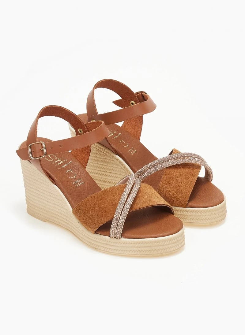 Πλατφόρμες δερμάτινες με στρας Estil - Ταμπά 6 Πλατφόρμες δερμάτινες με στρας Estil - Ταμπά - Image 4