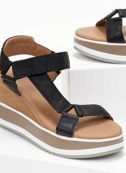 Πλατφόρμες δερμάτινες με Velcro λουράκι Carmela 68448 - Μαύρο 14 Πλατφόρμες δερμάτινες με Velcro λουράκι Carmela 68448 - Μαύρο -The Fashion Project κατάστημα platformes dermatines me velcro louraki carmela 68 104888 xizl