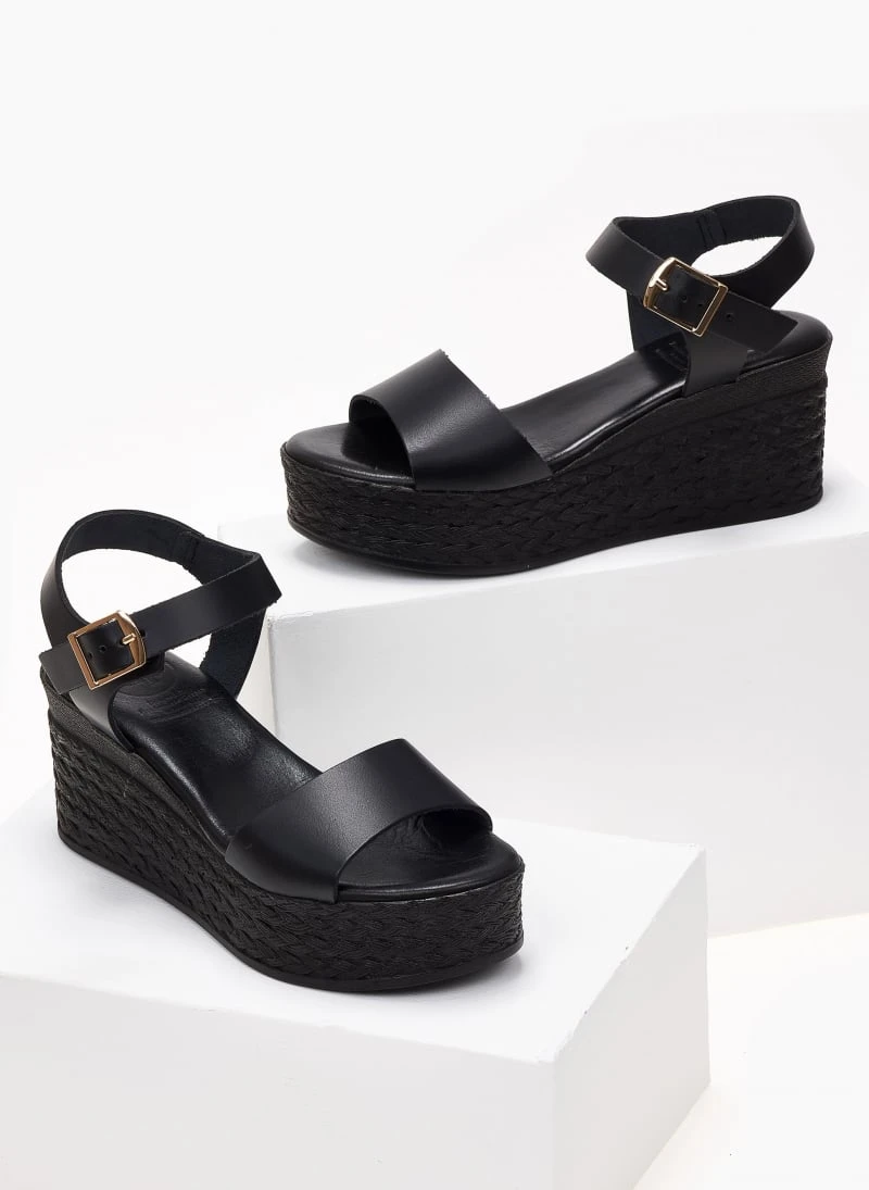 Πλατφόρμες δερμάτινες Tfp - Μαύρο 8 Πλατφόρμες δερμάτινες Tfp - Μαύρο - Image 6