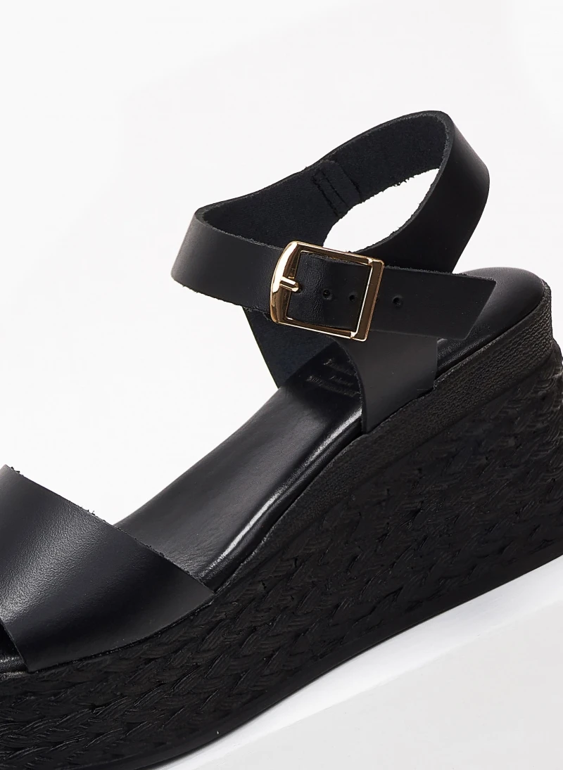 Πλατφόρμες δερμάτινες Tfp - Μαύρο 7 Πλατφόρμες δερμάτινες Tfp - Μαύρο - Image 5