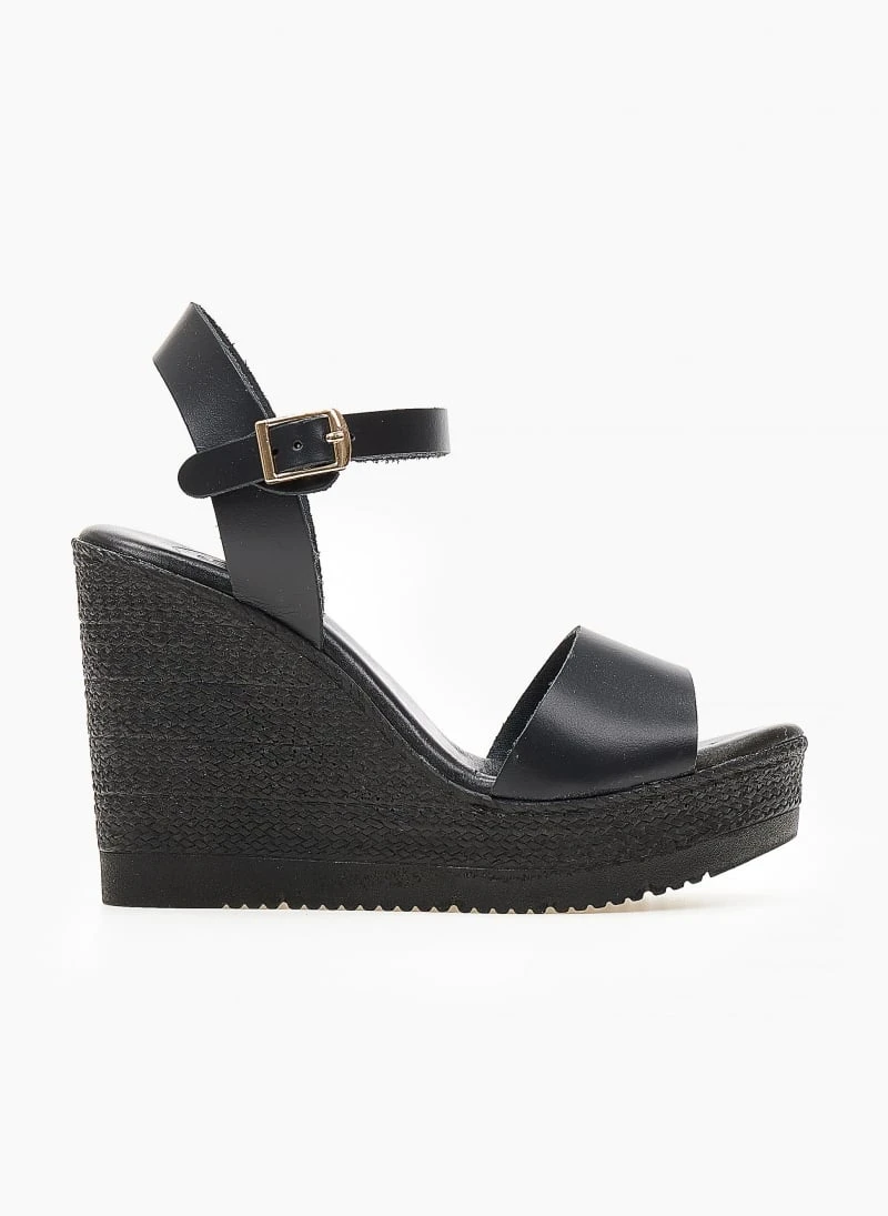 Πλατφόρμες δερμάτινες Tfp - Μαύρο 4 Πλατφόρμες δερμάτινες Tfp - Μαύρο - Image 2