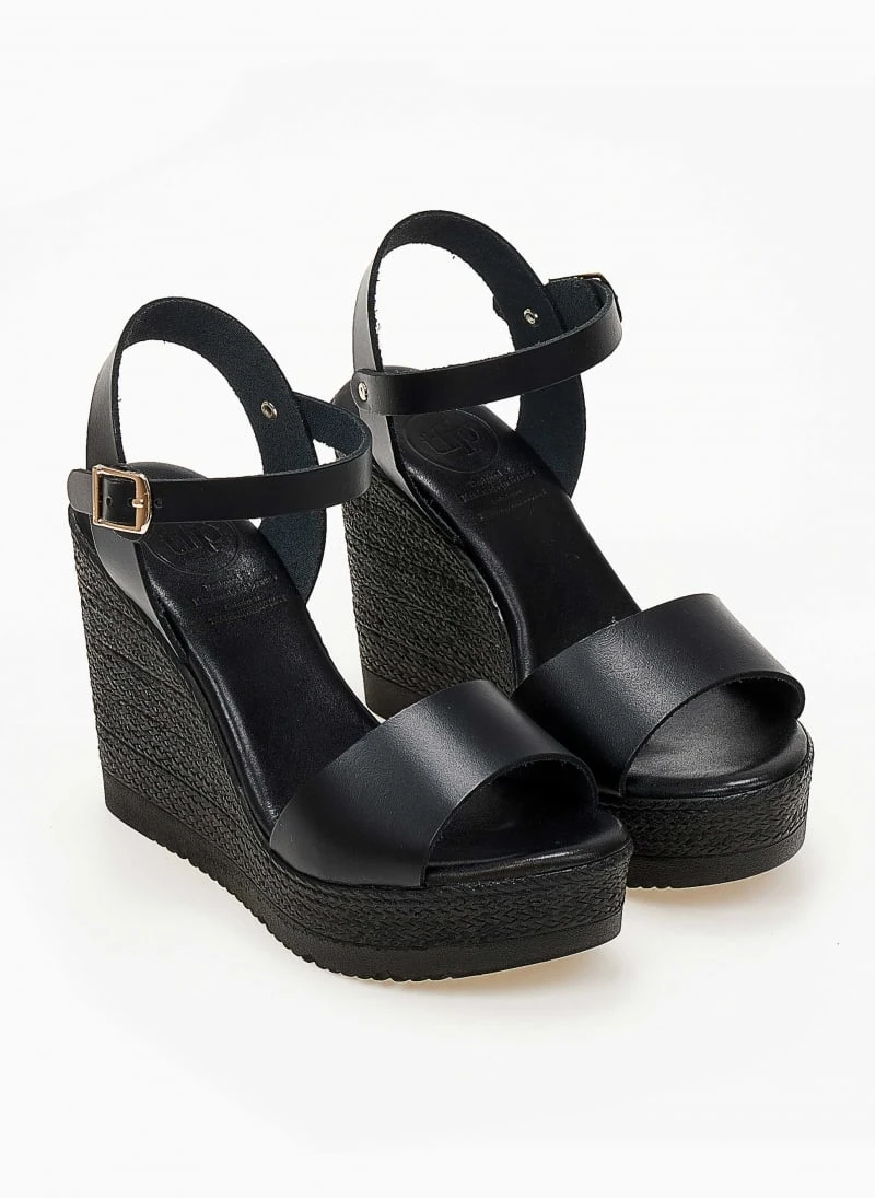 Πλατφόρμες δερμάτινες Tfp - Μαύρο 7 Πλατφόρμες δερμάτινες Tfp - Μαύρο - Image 5