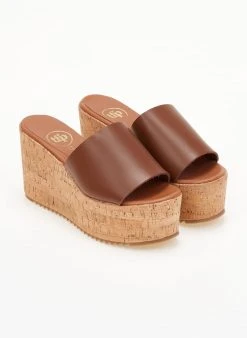 Πλατφόρμες δερμάτινες Tfp - Ταμπά -The Fashion Project κατάστημα platformes dermatines tfp me sola apo fello 104769 bwm6