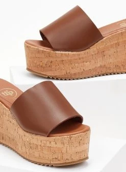 Πλατφόρμες δερμάτινες Tfp - Ταμπά -The Fashion Project κατάστημα platformes dermatines tfp me sola apo fello 104769 vlw5