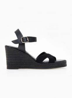 Πλατφόρμες καστόρινες Estil - Μαύρο