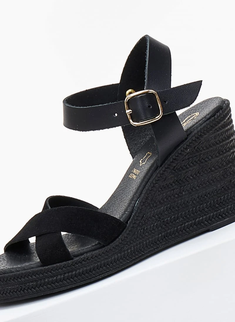 Πλατφόρμες καστόρινες Estil - Μαύρο 4 Πλατφόρμες καστόρινες Estil - Μαύρο - Image 2