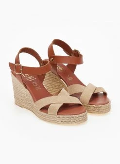 Πλατφόρμες καστόρινες Estil - Μπεζ -The Fashion Project κατάστημα platformes estil kastorines 101189 ldkp