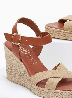 Πλατφόρμες καστόρινες Estil - Μπεζ -The Fashion Project κατάστημα platformes estil kastorines 101189 r9ki