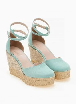 Εσπαντρίγιες Platforms με μπαρέτα Estil - Βεραμάν -The Fashion Project κατάστημα platformes estil suede me mpareta 101566 z9lz