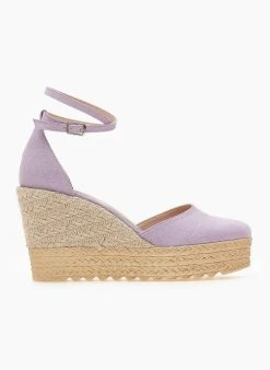 Εσπαντρίγιες Platforms με μπαρέτα Estil - Λιλά