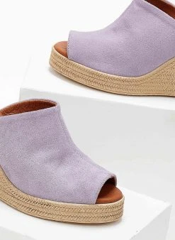 Πλατφόρμες με φαρδιά φάσα Estil - Λιλά 10 Πλατφόρμες με φαρδιά φάσα Estil - Λιλά -The Fashion Project κατάστημα platformes kastorines estil me fardia fasa 103559 gshk