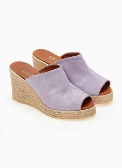 Πλατφόρμες με φαρδιά φάσα Estil - Λιλά 12 Πλατφόρμες με φαρδιά φάσα Estil - Λιλά -The Fashion Project κατάστημα platformes kastorines estil me fardia fasa 103559 o45v