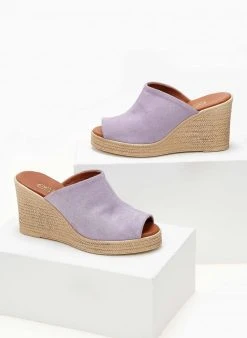 Πλατφόρμες με φαρδιά φάσα Estil - Λιλά 13 Πλατφόρμες με φαρδιά φάσα Estil - Λιλά -The Fashion Project κατάστημα platformes kastorines estil me fardia fasa 103559 vttz