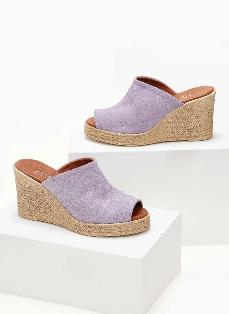 Πλατφόρμες με φαρδιά φάσα Estil - Λιλά 8 Πλατφόρμες με φαρδιά φάσα Estil - Λιλά - Image 6