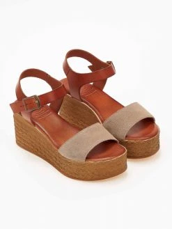 Πλατφόρμες καστόρινες Tfp - Μπεζ -The Fashion Project κατάστημα platformes kastorines tfp 101993 1np2