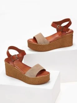 Πλατφόρμες καστόρινες Tfp - Μπεζ -The Fashion Project κατάστημα platformes kastorines tfp 101993 42xc