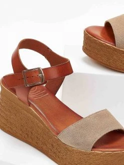 Πλατφόρμες καστόρινες Tfp - Μπεζ -The Fashion Project κατάστημα platformes kastorines tfp 101993 k4fe