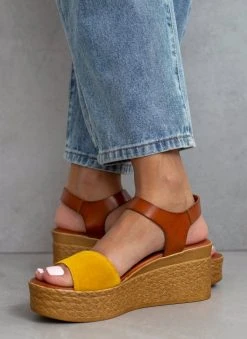 Πλατφόρμες καστόρινες Tfp - Κίτρινο -The Fashion Project κατάστημα platformes kastorines tfp 101995 3jcy