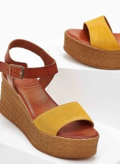 Πλατφόρμες καστόρινες Tfp - Κίτρινο -The Fashion Project κατάστημα platformes kastorines tfp 101995 zx8l