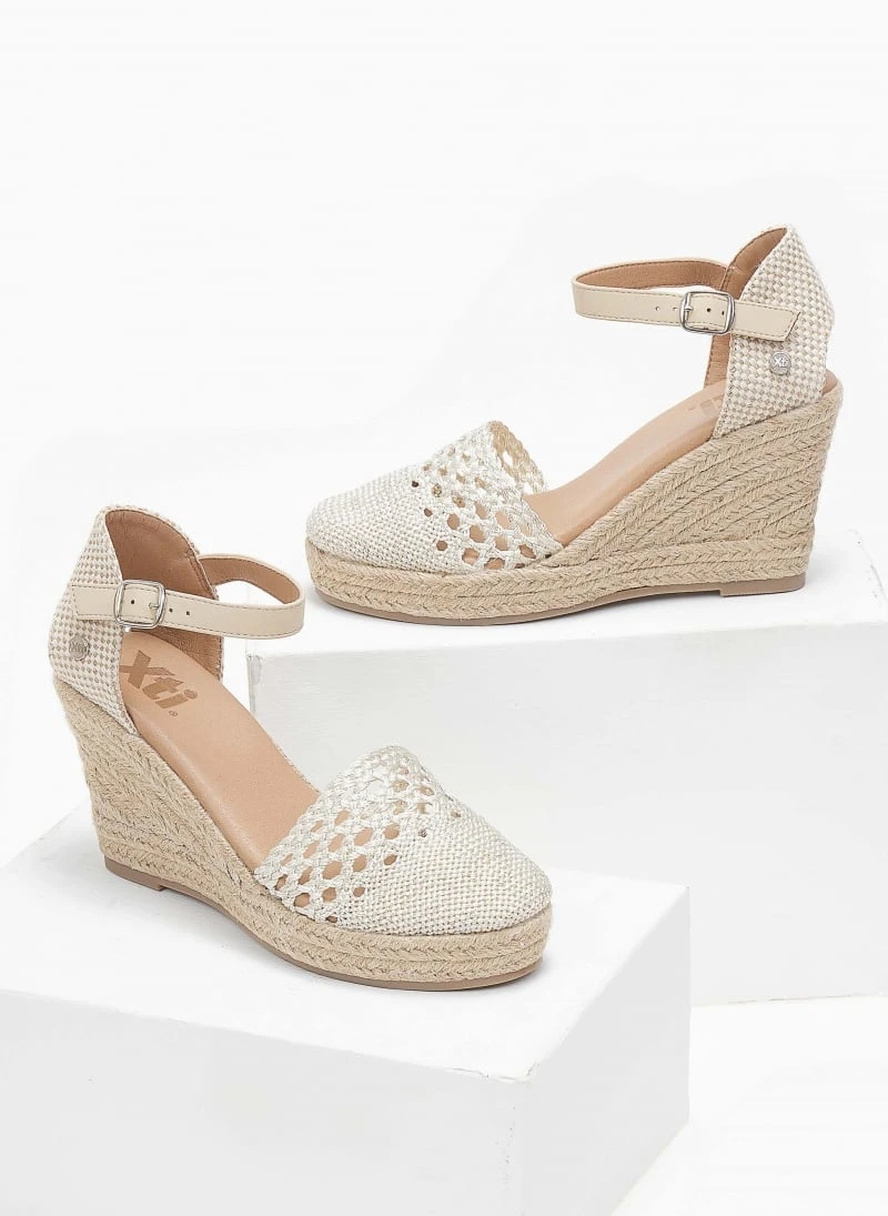 Xti Footwear Εσπαντρίγιες Platform με πλεκτό σχέδιο Xti 140959 - Μπεζ 5 Xti Footwear Εσπαντρίγιες Platform με πλεκτό σχέδιο Xti 140959 - Μπεζ - Image 3