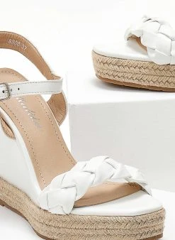 The Fashion Project Πλατφόρμες με πλεκτή φάσα - Λευκό 14 The Fashion Project Πλατφόρμες με πλεκτή φάσα - Λευκό -The Fashion Project κατάστημα platformes me plekti fasa 104723 12zp