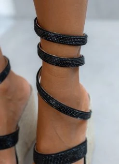 The Fashion Project Πλατφόρμες με Strass φάσες - Μαύρο 12 The Fashion Project Πλατφόρμες με Strass φάσες - Μαύρο -The Fashion Project κατάστημα platformes me strass fases 104479 xl4l