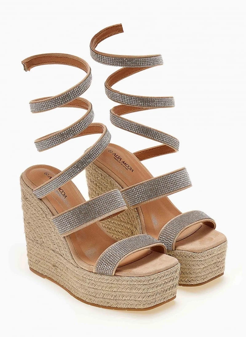 The Fashion Project Πλατφόρμες με Strass φάσες - Ασημί 7 The Fashion Project Πλατφόρμες με Strass φάσες - Ασημί - Image 5