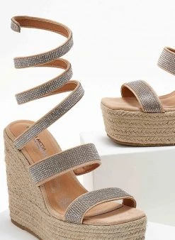 The Fashion Project Πλατφόρμες με Strass φάσες - Ασημί 14 The Fashion Project Πλατφόρμες με Strass φάσες - Ασημί -The Fashion Project κατάστημα platformes me strass fases 104480 fyfi