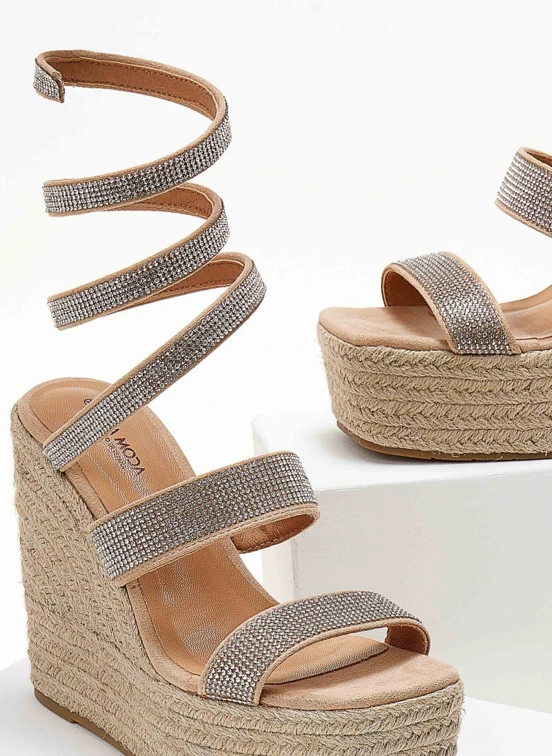 The Fashion Project Πλατφόρμες με Strass φάσες - Ασημί 8 The Fashion Project Πλατφόρμες με Strass φάσες - Ασημί - Image 6