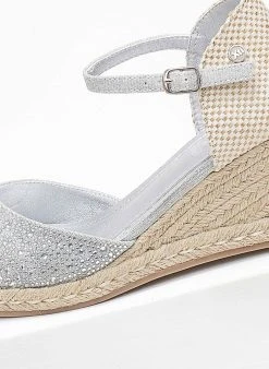 Xti Footwear Εσπαντρίγιες Platform με στρας Xti 141324 - Ασημί 13 Xti Footwear Εσπαντρίγιες Platform με στρας Xti 141324 - Ασημί -The Fashion Project κατάστημα platformes me sxoinini sola kai strassxti 141324 110196 0opn