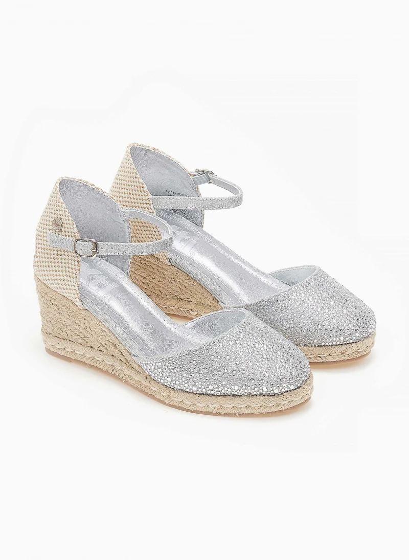Xti Footwear Εσπαντρίγιες Platform με στρας Xti 141324 - Ασημί 5 Xti Footwear Εσπαντρίγιες Platform με στρας Xti 141324 - Ασημί - Image 3