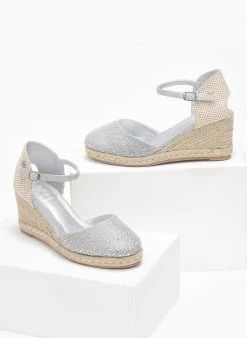 Xti Footwear Εσπαντρίγιες Platform με στρας Xti 141324 - Ασημί 14 Xti Footwear Εσπαντρίγιες Platform με στρας Xti 141324 - Ασημί -The Fashion Project κατάστημα platformes me sxoinini sola kai strassxti 141324 110196 yr2w