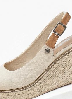 Πλατφόρμες με σχοίνινη σόλα Refresh 170730 - Μπεζ -The Fashion Project κατάστημα platformes me sxoinini sola refresh 170730 110180 pstm