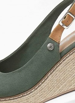 Πλατφόρμες με σχοίνινη σόλα Refresh 170730 - Χακί -The Fashion Project κατάστημα platformes me sxoinini sola refresh 170730 110181 ktpu