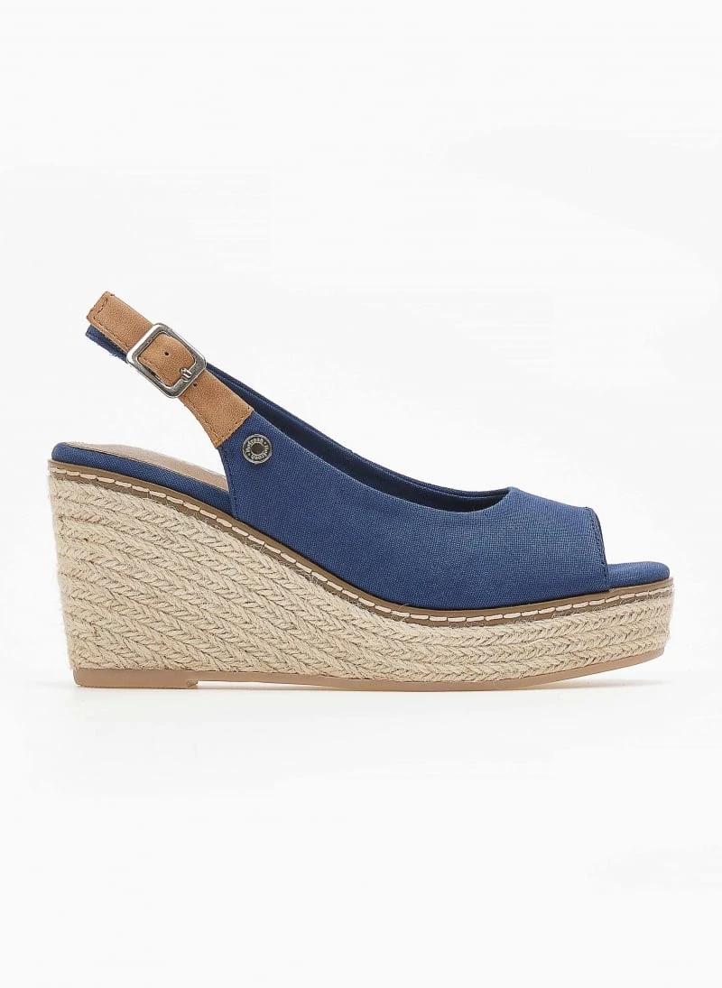 Πλατφόρμες με σχοίνινη σόλα Refresh 170730 - Μπλε 2 Πλατφόρμες με σχοίνινη σόλα Refresh 170730 - Μπλε