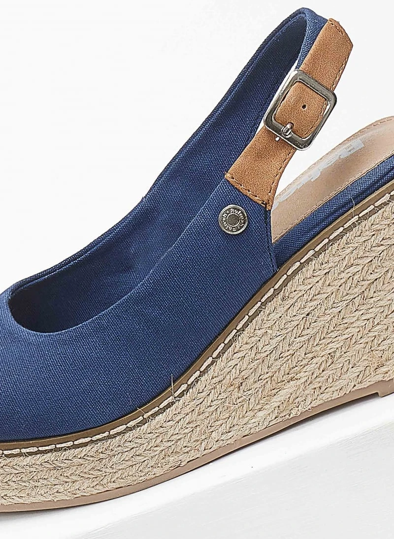 Πλατφόρμες με σχοίνινη σόλα Refresh 170730 - Μπλε 4 Πλατφόρμες με σχοίνινη σόλα Refresh 170730 - Μπλε - Image 3