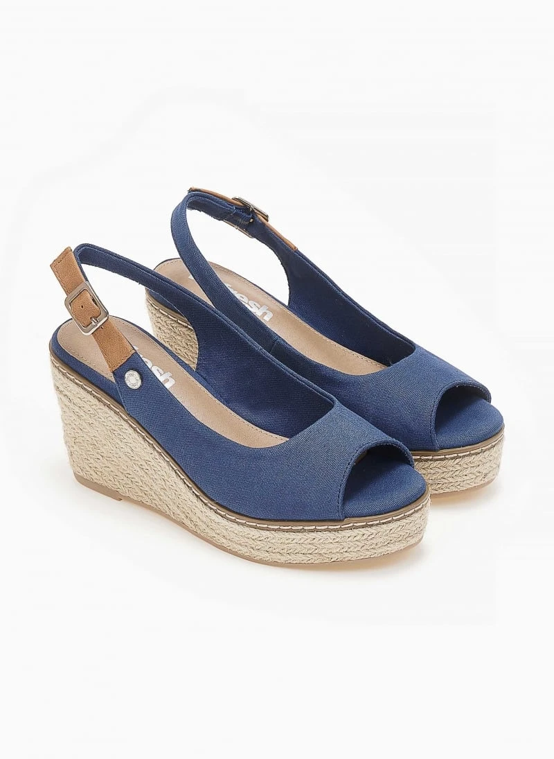 Πλατφόρμες με σχοίνινη σόλα Refresh 170730 - Μπλε 5 Πλατφόρμες με σχοίνινη σόλα Refresh 170730 - Μπλε - Image 4