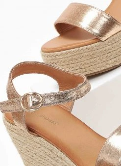 The Fashion Project Πλατφόρμες με μπαρέτα - Χαλκός -The Fashion Project κατάστημα platformes pedila me sxoinini sola 101636 pmie