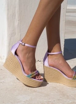 Πλατφόρμες με Strass Tfp - Λιλά