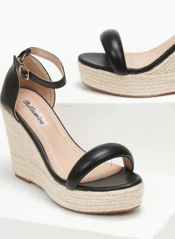 The Fashion Project Πλατφόρμες με μπαρέτα - Μαύρο -The Fashion Project κατάστημα platformes psiles me mpareta 110957 niiw